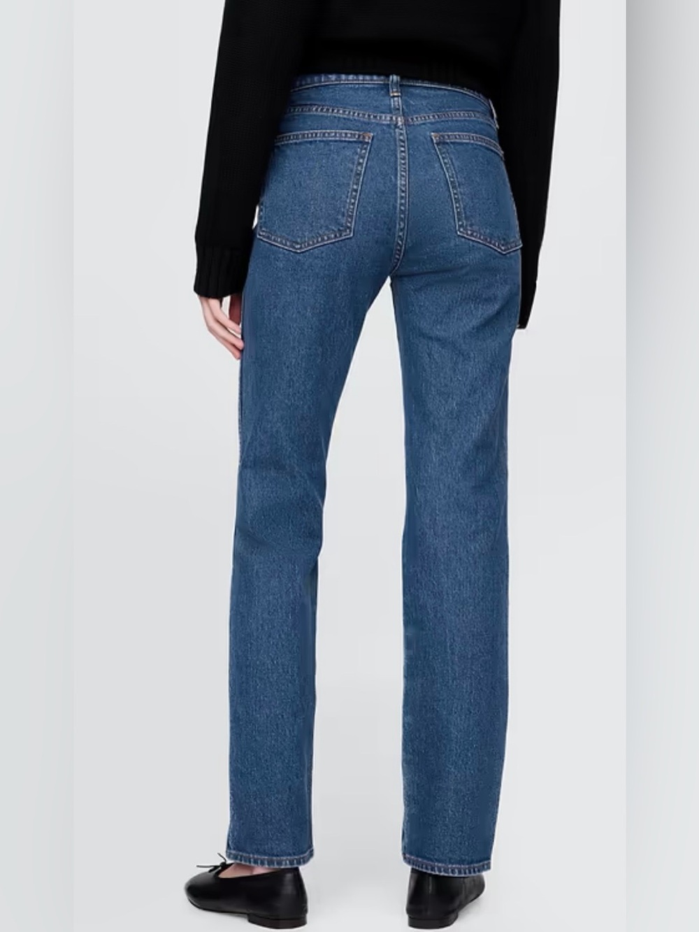GAP 90’s Straight High Rise  Sz 10 - Picture 3 of 5